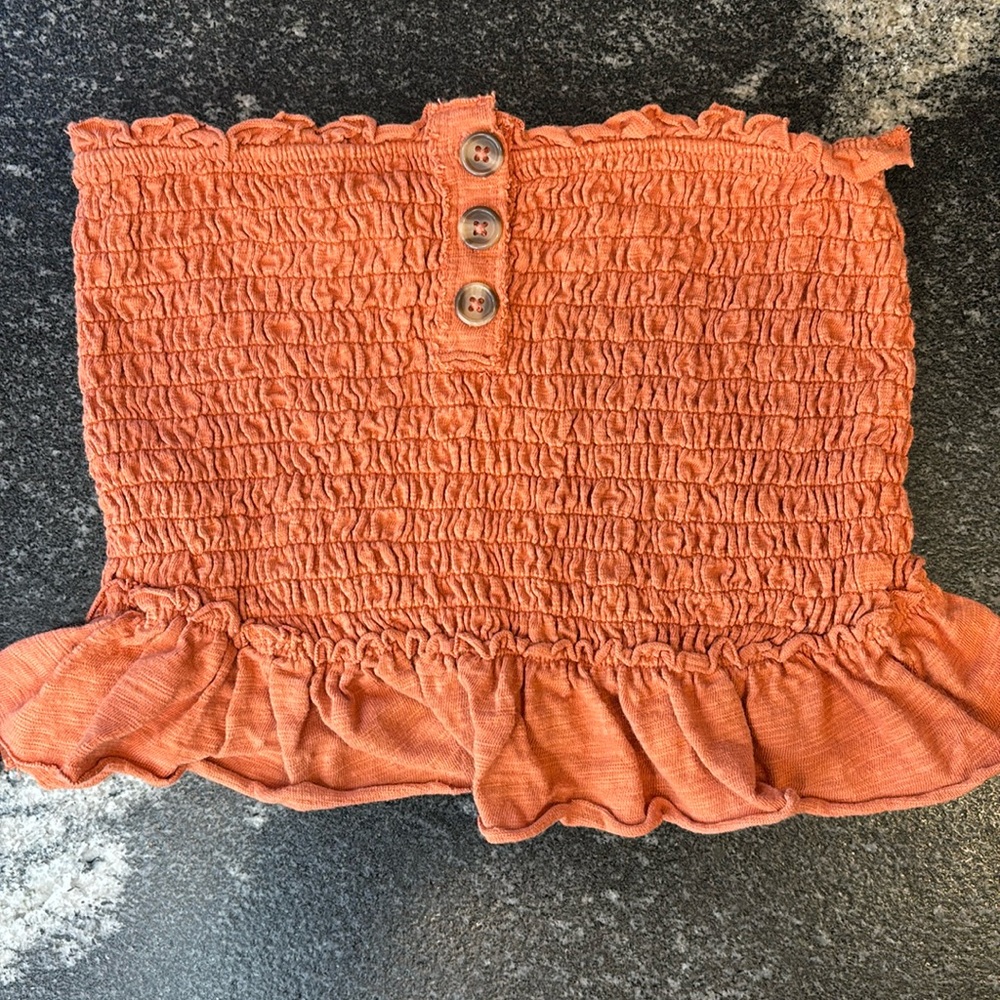 Free People We The Free Women's Babe Smocked Tube Top, Size XS